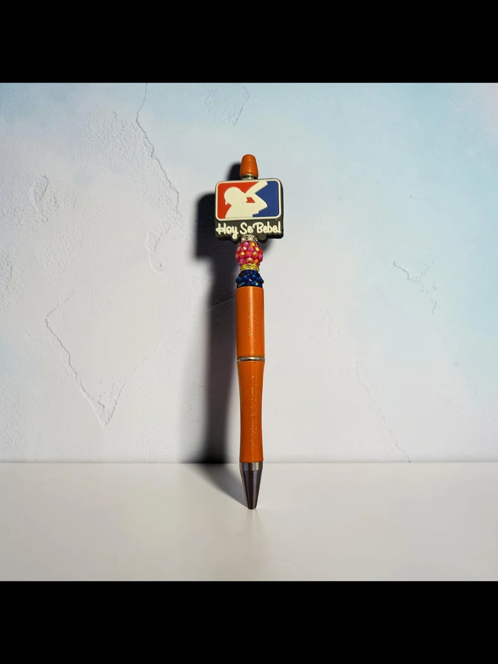 Orange Decorative Ballpoint Pen